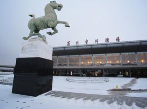 蘭州機場地圖,蘭州中川機場交通地圖，蘭州中川機場位置