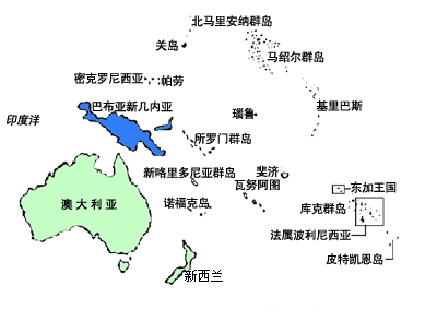 密克羅尼西亞國土面積示意圖