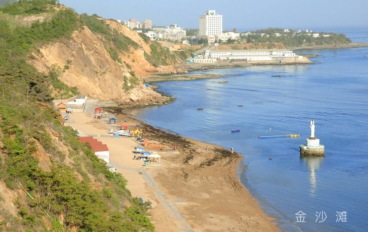 大連金沙灘海濱浴場天氣