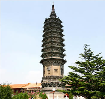 正定臨濟(jì)寺澄靈塔天氣