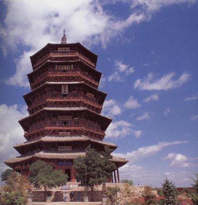 北京天寧寺塔天氣